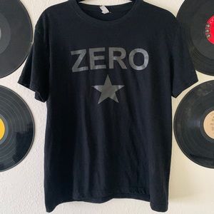 Black and Gray Smashing Pumpkins zero shirt